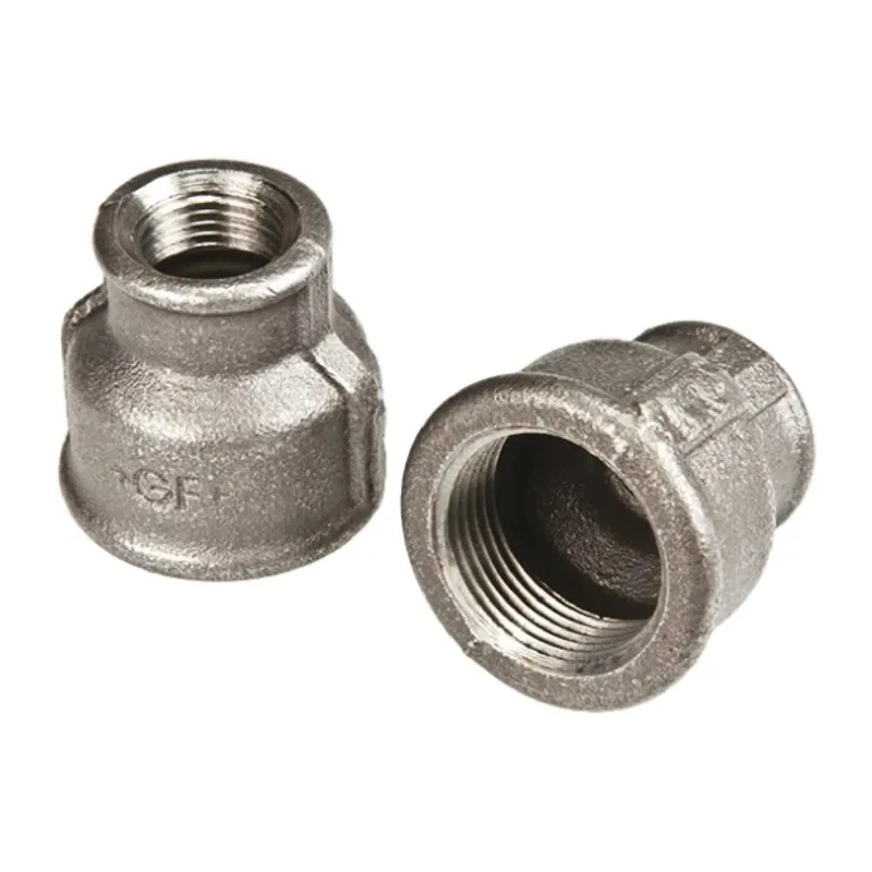 Georg Fischer Galvanised Malleable Iron Fitting Reducer Female BSPP 1/2 in to Female BSPP 1/4 in 770240218