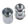 POP Passivated Zinc Plated Stainless Steel Threaded Insert, Size M6, Flange Diameter 10.16 mm, Depth 13.08 mm 623-5634