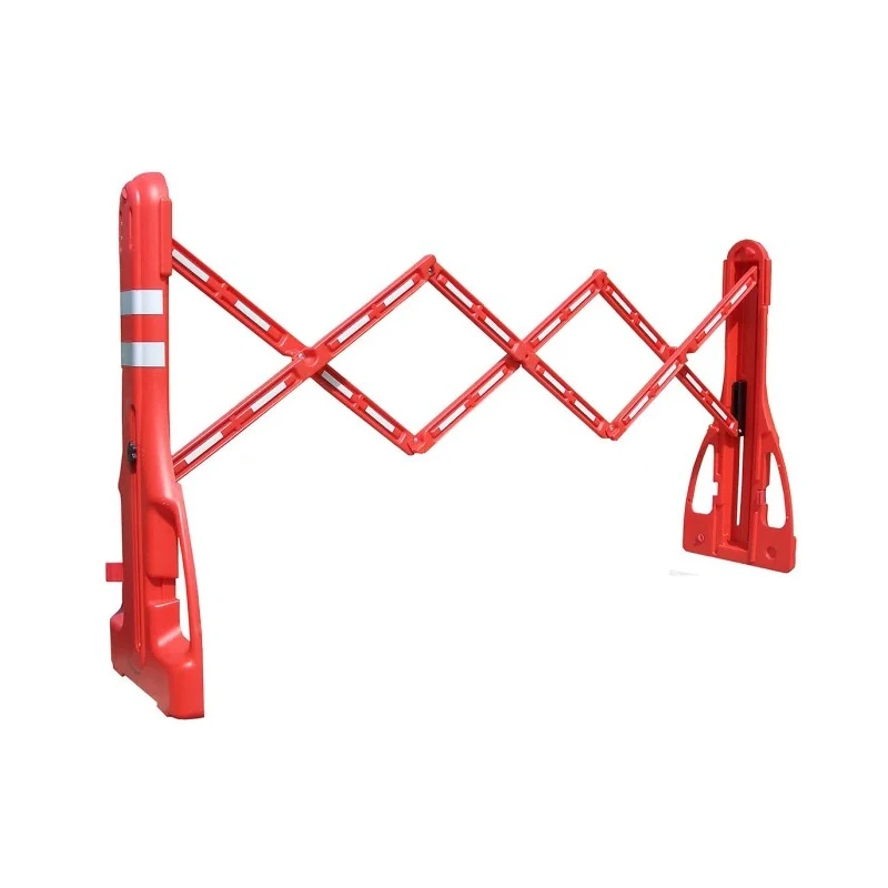 RS PRO White, Red Folding Safety Barrier Polypropylene 2.4m Length 1m Height Model 625-0942