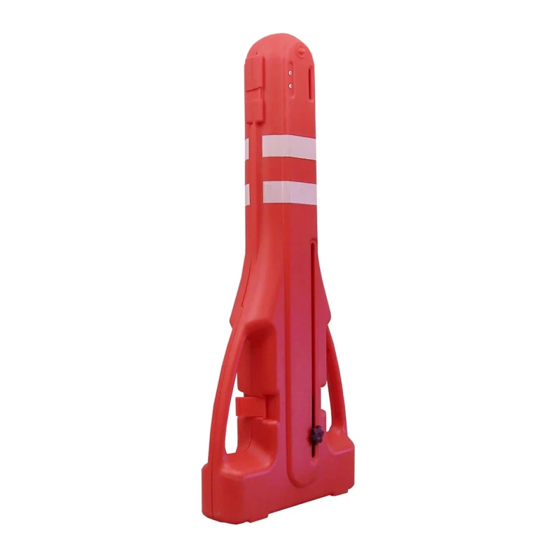 RS PRO White, Red Folding Safety Barrier Polypropylene 2.4m Length 1m Height Model 625-0942