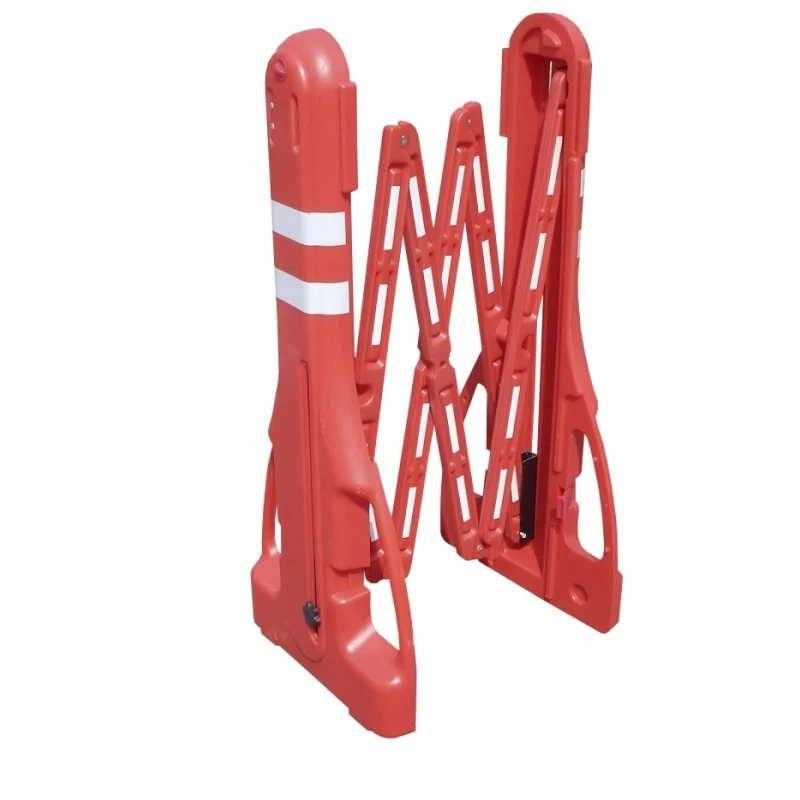 RS PRO White, Red Folding Safety Barrier Polypropylene 2.4m Length 1m Height Model 625-0942