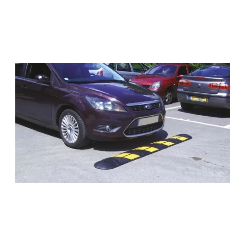 RS PRO High Visibility Rubber Speed Bump 1.83 m x 300 mm x 55 mm 30 km/h Speed Limit 625-1074