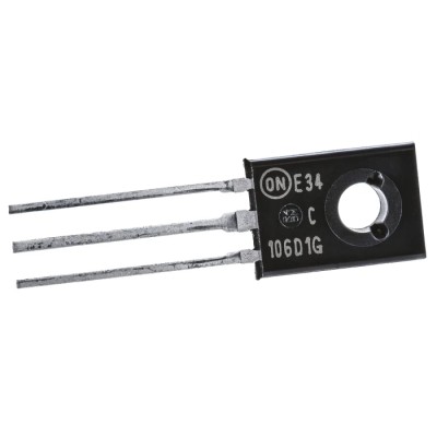 Littelfuse Sensitive Gate Silicon Controlled Rectifier SCR, 600 V, 4 A, Surge Current 20 A, Gate Current 200 μA C106D1G