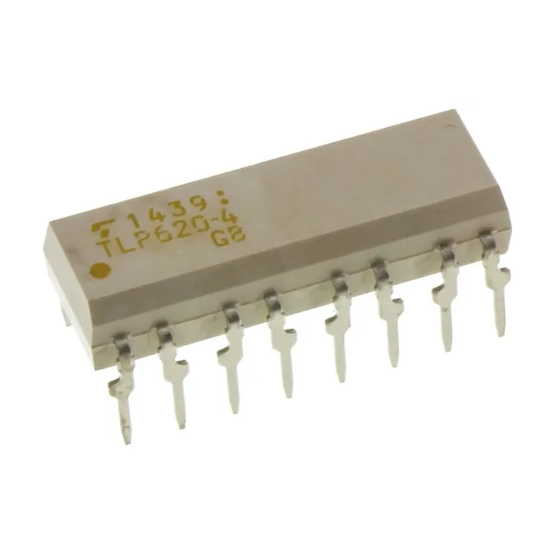 Toshiba AC Input 4-Channel Optocoupler Through Hole 16-Pin PDIP TLP620-4(F)