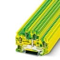 Phoenix Contact Double Level Terminal Block STTB 2.5-PE Series, 2-Level, Spring Cage Termination, 6kV, Cable CSA 3036026