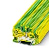 Phoenix Contact Double Level Terminal Block STTB 2.5-PE Series, 2-Level, Spring Cage Termination, 6kV, Cable CSA 3036026