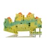 Phoenix Contact QTTCB 1.5-PE Series Earth Terminal Block Yellow Green 0.25-1.5 mm² 2-Level Quick Connect 3205132