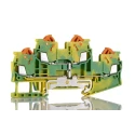 Phoenix Contact QTTCB 1.5-PE Series Earth Terminal Block Yellow Green 0.25-1.5 mm² 2-Level Quick Connect 3205132