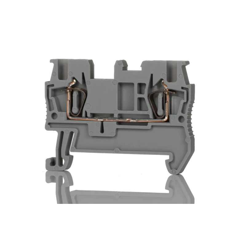 Phoenix Contact Feed Through Terminal Block Grey 0.08mm² to 1.5mm² 17.5A 500V Spring Cage Termination ST1.5 Series 3031076