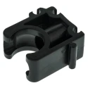 Georg Fischer Galvanised Polypropylene Black Saddle Clamp Pipe Diameter 9.52mm Fixing Hole Diameter 6mm 167061085