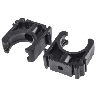 Georg Fischer Galvanised Polypropylene Black Saddle Clamp 6 mm 167061087
