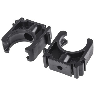 Georg Fischer Galvanised Polypropylene Black Saddle Clamp 6 mm 167061087