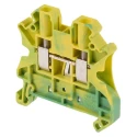 Phoenix Contact UT 4-PE Series Earth Terminal Block Yellow Green 0.14-6 mm² Screw Termination ATEX 3044128