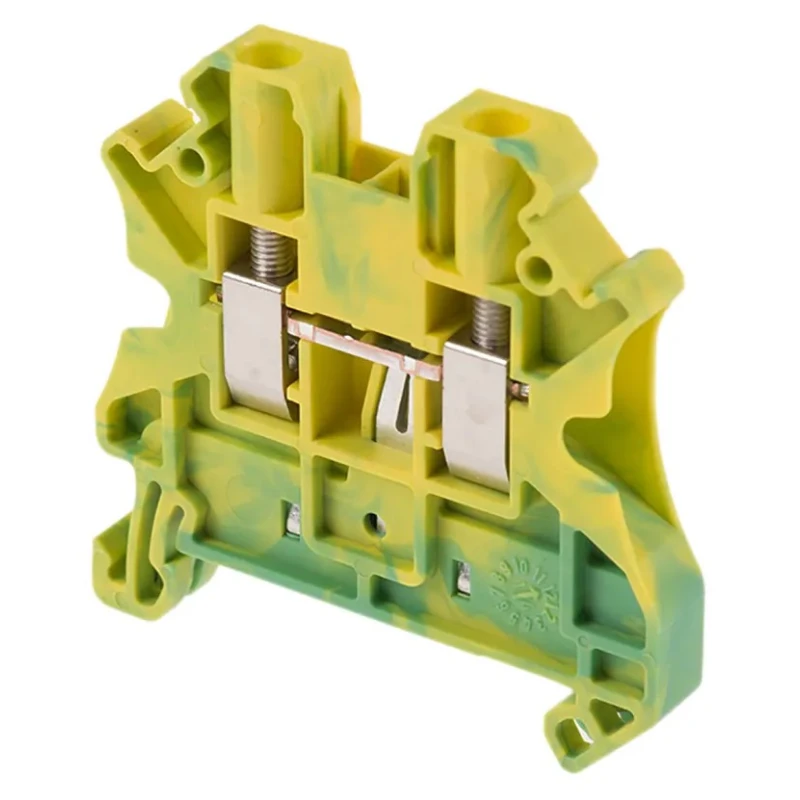 Phoenix Contact UT 4-PE Series Earth Terminal Block Yellow Green 0.14-6 mm² Screw Termination ATEX 3044128