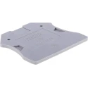 Phoenix Contact D-UT 2.5/10 Series End Cover for DIN Rail Terminal Blocks 3047028