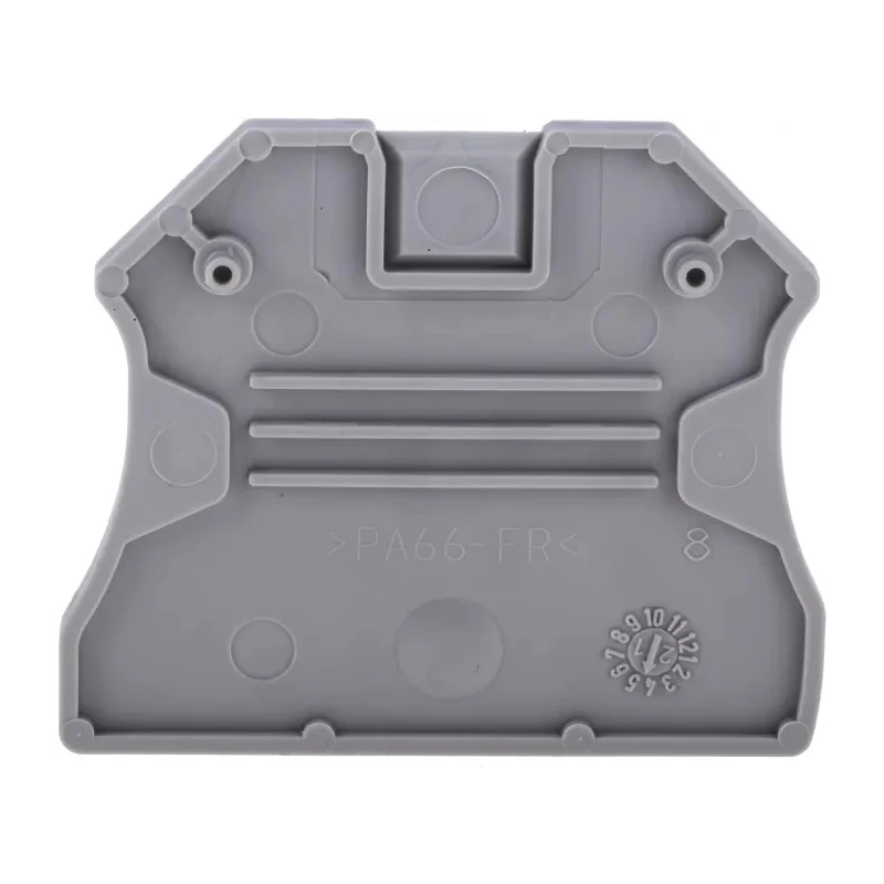 Phoenix Contact D-UT 2.5/10 Series End Cover for DIN Rail Terminal Blocks 3047028