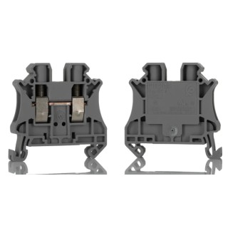 Phoenix Contact Feed Through Terminal Block UT 6 Series Grey, 1-Level, Screw Termination, 0.2mm² to 10mm², 1kV, 41A 3044131