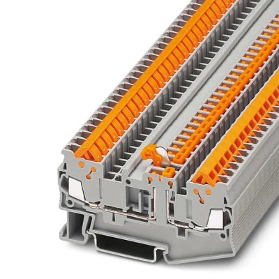 Phoenix Contact Knife Disconnect Terminal Block Grey 0.25 mm² to 1.5 mm² 17.5A 400V 1-Level Quick Connect 3205103