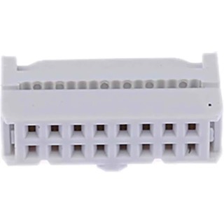 RS PRO 16-Way IDC Connector Female for Cable 2 Row 500V 1A Gold over Nickel Contacts 2.54mm Pitch 625-7381