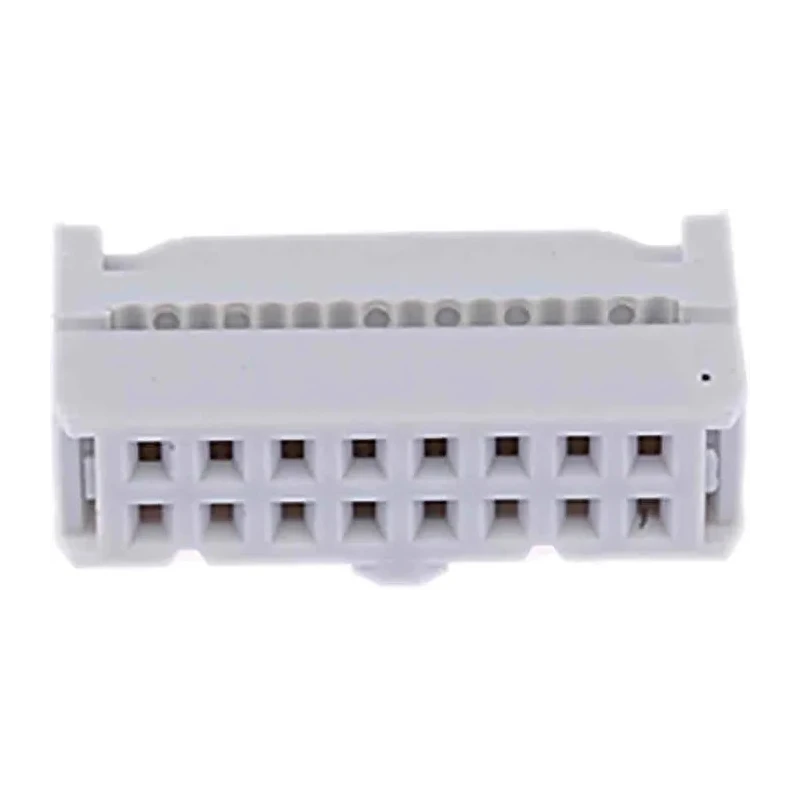 RS PRO 16-Way IDC Connector Female for Cable 2 Row 500V 1A Gold over Nickel Contacts 2.54mm Pitch 625-7381