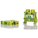 Phoenix Contact UT 10-PE Series Earth Terminal Block Green Yellow 0.5mm² to 16mm² 1-Level Screw Termination 76A 8kV 3044173