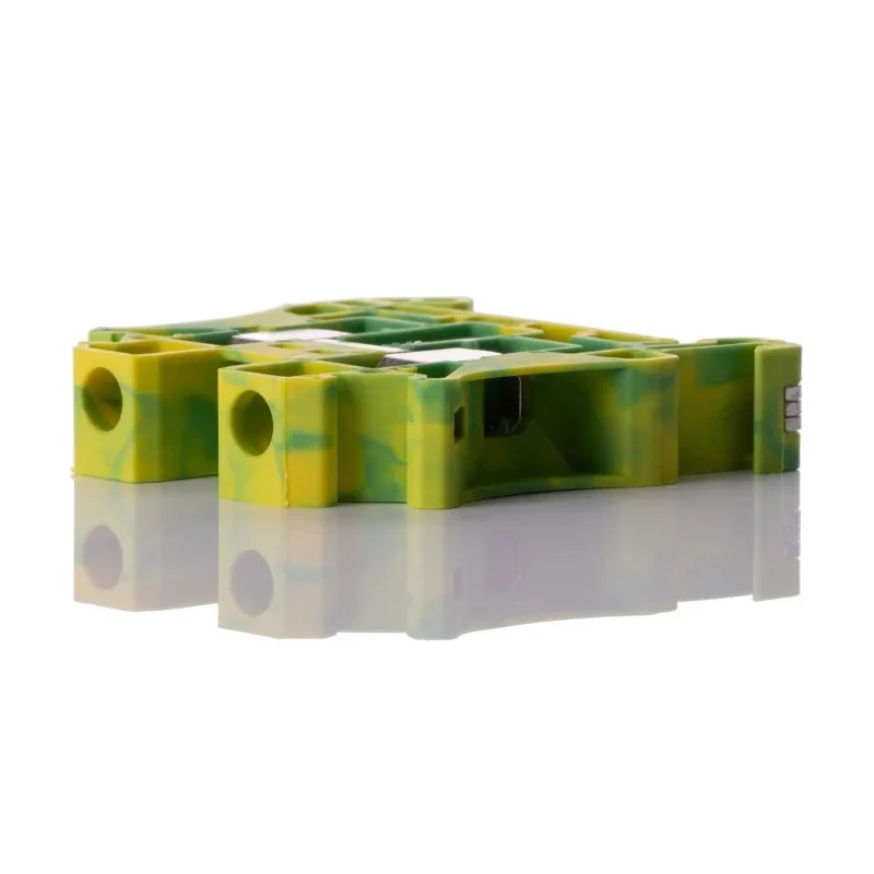 Phoenix Contact UT 10-PE Series Earth Terminal Block Green Yellow 0.5mm² to 16mm² 1-Level Screw Termination 76A 8kV 3044173