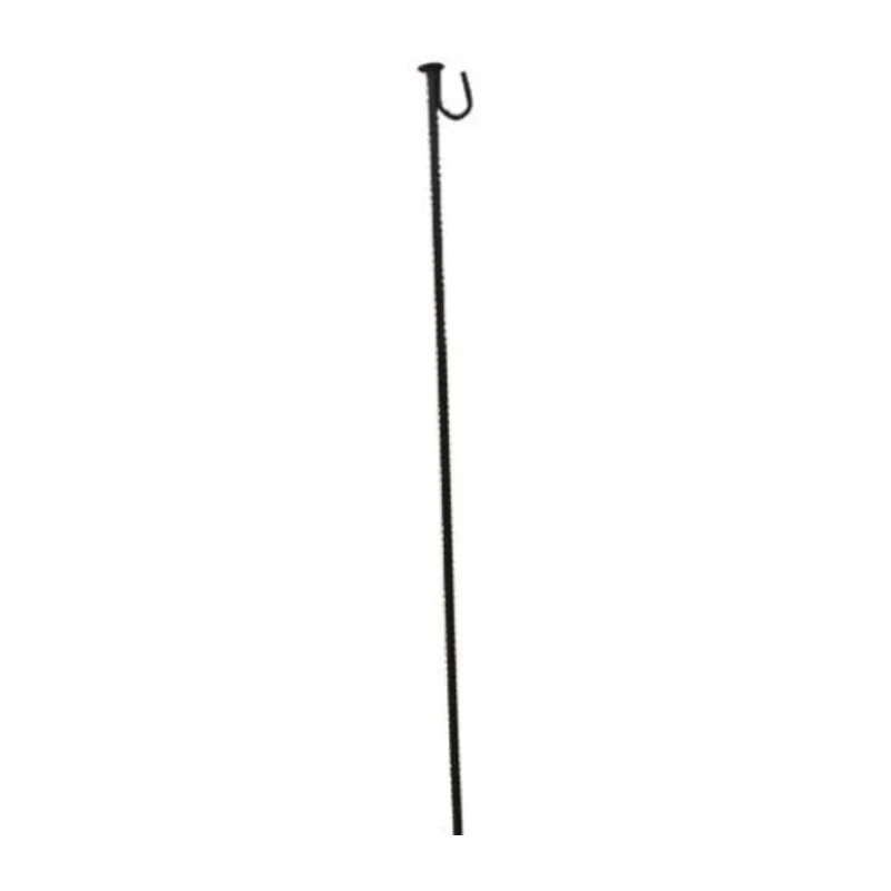 RS PRO Black Steel Barrier Fencing Post 1.2m Height 14mm Diameter 625-1068