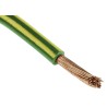 RS PRO Green Yellow 10 mm² Hook Up Wire, 8 AWG, 72/0.4 mm Core Strands, 100 m Length, Polyvinyl Chloride Jacket 628-5358