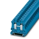 Phoenix Contact UT 10 BU Series Feed Through Terminal Block Blue, 1-Level, Screw Termination, 76A, 1kV, ATEX 3044188