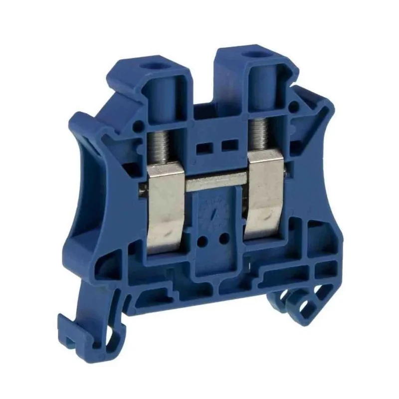 Phoenix Contact UT 10 BU Series Feed Through Terminal Block Blue, 1-Level, Screw Termination, 76A, 1kV, ATEX 3044188