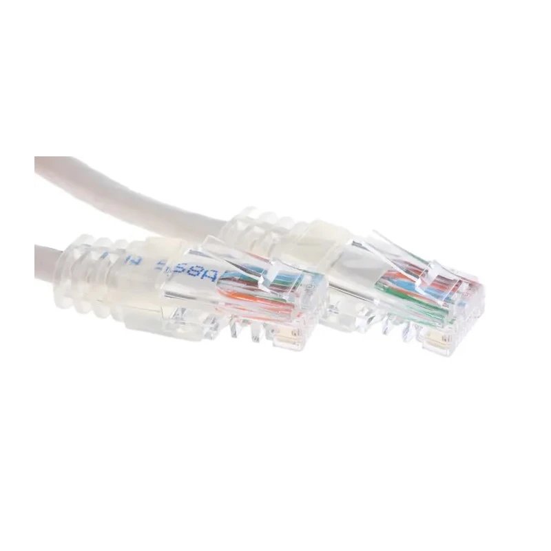 Decelect SPE Cat5 Ethernet Cable, Grey, 0.5 m, Terminated Unshielded PVC Jacket 