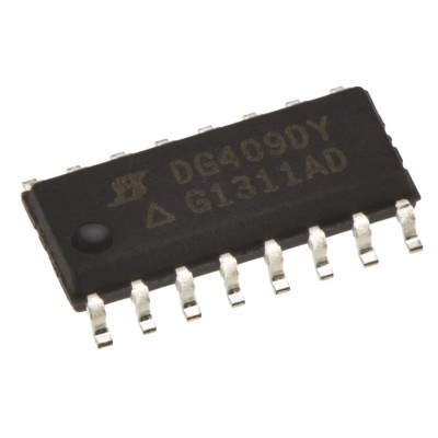 Vishay Analogue Switch 2 CMOS Dual 4:1 Multiplexer 16-Pin SOIC DG409DY-E3