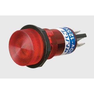 Sato Parts Red Indicator Lamp Neon Lamp Length 41.4mm Life 20000h BN-2-1-R