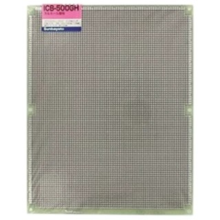 Sunhayato Epoxy Glass Fabric Laminate Matrix Board FR4 with 0.9 mm Holes, 245 mm x 195 mm ICB-500GH