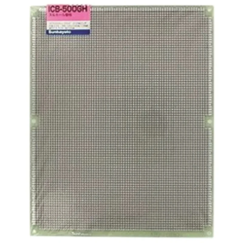 Sunhayato Epoxy Glass Fabric Laminate Matrix Board FR4 with 0.9 mm Holes, 245 mm x 195 mm ICB-500GH