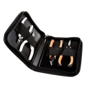 RS PRO Professional 4-Piece Plier Set with Cutters, Flat Nose, Half Round Nose Pliers, and Pincers 631-9114