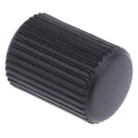 RS PRO Black Thermoplastic Knurled Clamping Knob, Threaded Hole, 25 mm Diameter 631-9091