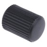 RS PRO Black Thermoplastic Knurled Clamping Knob, Threaded Hole, 25 mm Diameter 631-9091