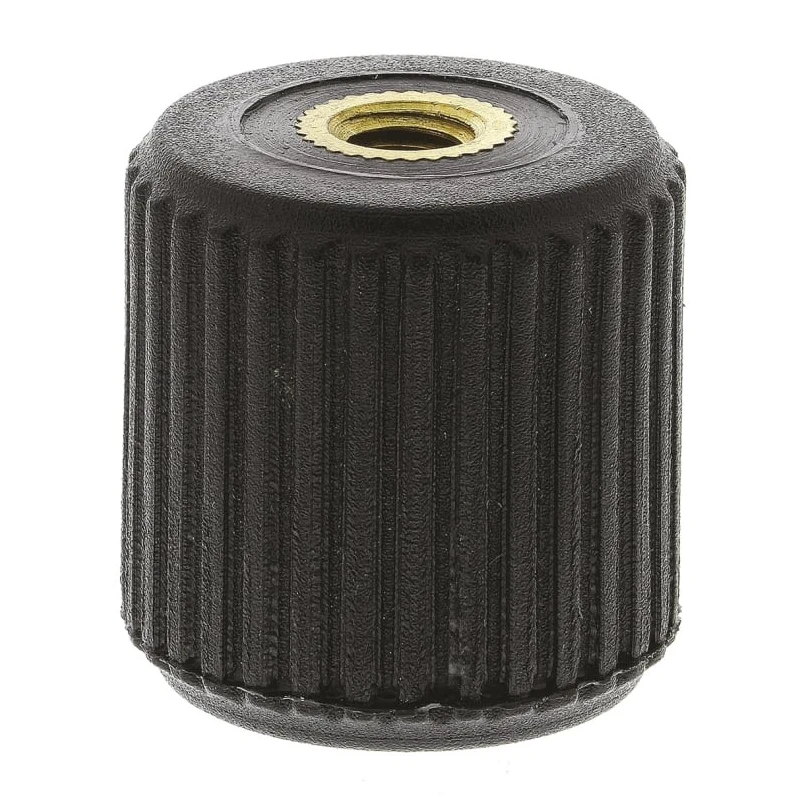 RS PRO Black Polyamide 6 Knurled Clamping Knob Threaded Hole 20 mm Diameter 631-9108