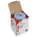 WYPALL X60 General Clean Wiping Paper Roll Blue Centrefeed Cleaning Wipes 1 Ply 150 Sheets 423x247 mm 8380