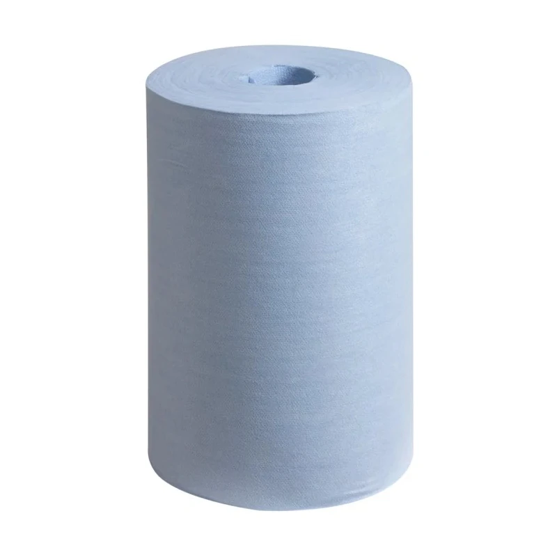 WYPALL X60 General Clean Wiping Paper Roll Blue Centrefeed Cleaning Wipes 1 Ply 150 Sheets 423x247 mm 8380
