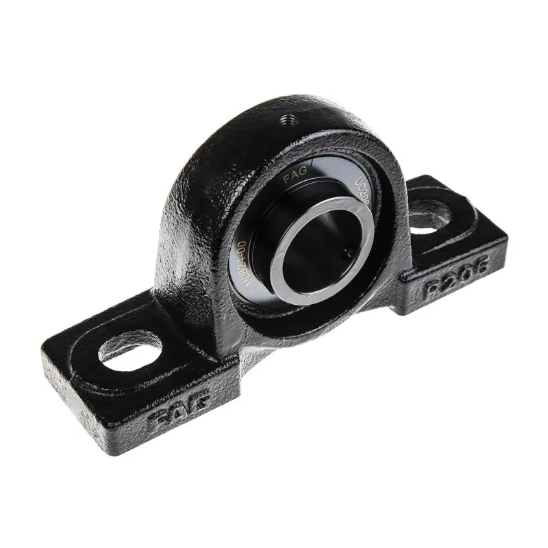 FAG Plummer Block House with 30 mm Inside Diameter, Cast Iron, 165 mm Length, 48 mm Depth, 83 mm Height UCP206-J7