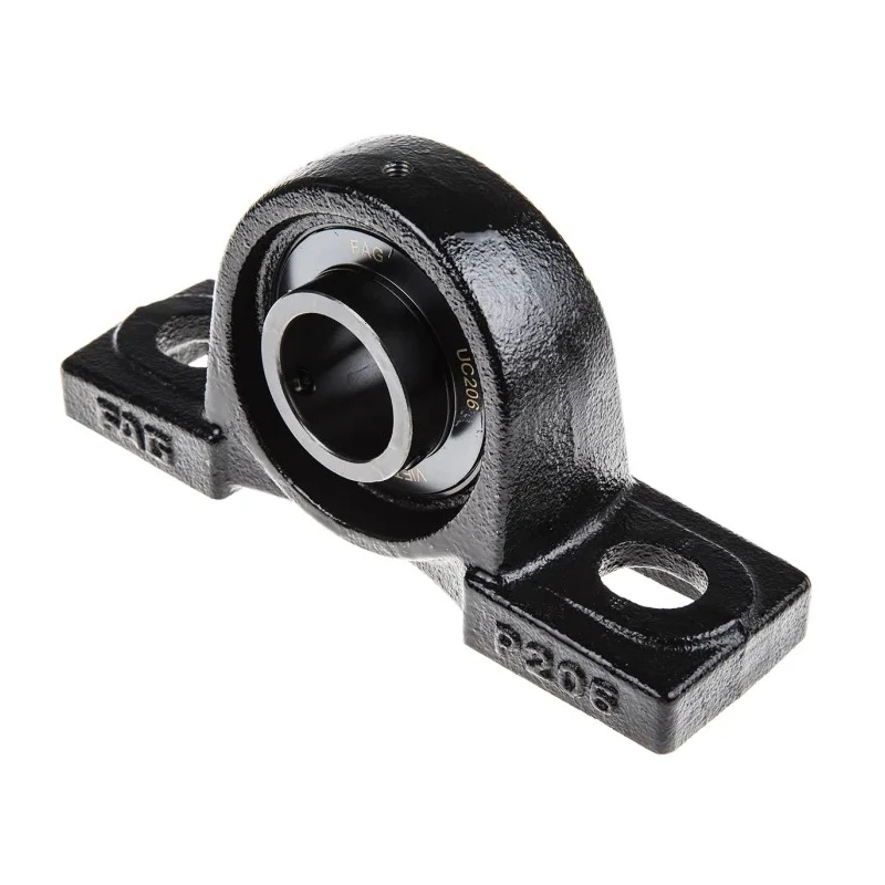 FAG Plummer Block House with 30 mm Inside Diameter, Cast Iron, 165 mm Length, 48 mm Depth, 83 mm Height UCP206-J7