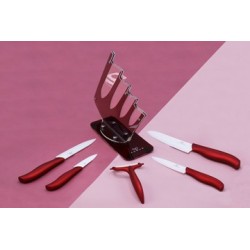 amour-professional-chef-s-ceramic-knife-and-peeler-non-slip-handle-with-attractive-stand-metallic-red-6-piece-6830-2