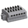 Sato Parts Non-Fused Terminal Block 10-Way, 16 AWG, 26 AWG Wire Size, 10A Current, Screwless, Nylon, 300V ML-1700-A-10P