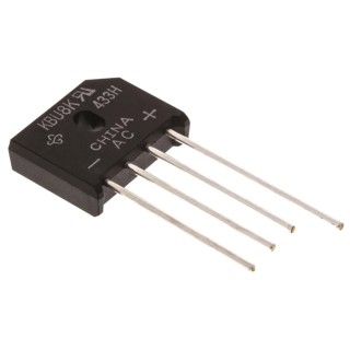Vishay Bridge Rectifier, Through Hole KBU Package, Single Phase, 4-Pin, 800 V Peak Reverse Repetitive Voltage KBU8K-E4/51