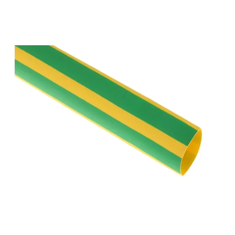 HellermannTyton Heat Shrink Tubing Green Yellow 12 mm Sleeve Diameter 1m Length 3:1 Ratio 319-01207 TREDUX-12/4-PO-X-GNYE