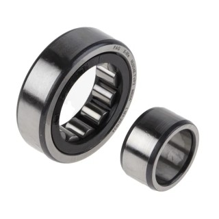 FAG Cylindrical Roller Bearing 20 mm ID, 47 mm OD, Race Width 14 mm, Open End Type NU204-E-XL-TVP2