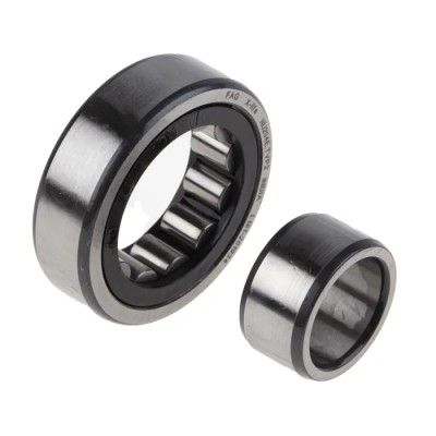 FAG Cylindrical Roller Bearing 20 mm ID, 47 mm OD, Race Width 14 mm, Open End Type NU204-E-XL-TVP2