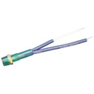Sato Parts Green Indicator Lamp BN-9-D2-G, 6000h Life, RoHS Compliant, Japan Origin